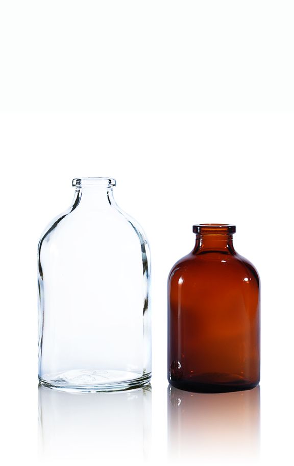 Moulded glass bottle