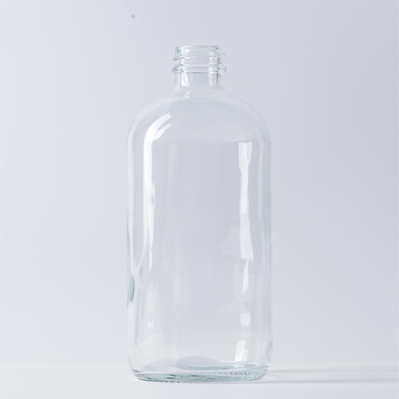 20ml screw clear soda lime moulded glass bottle