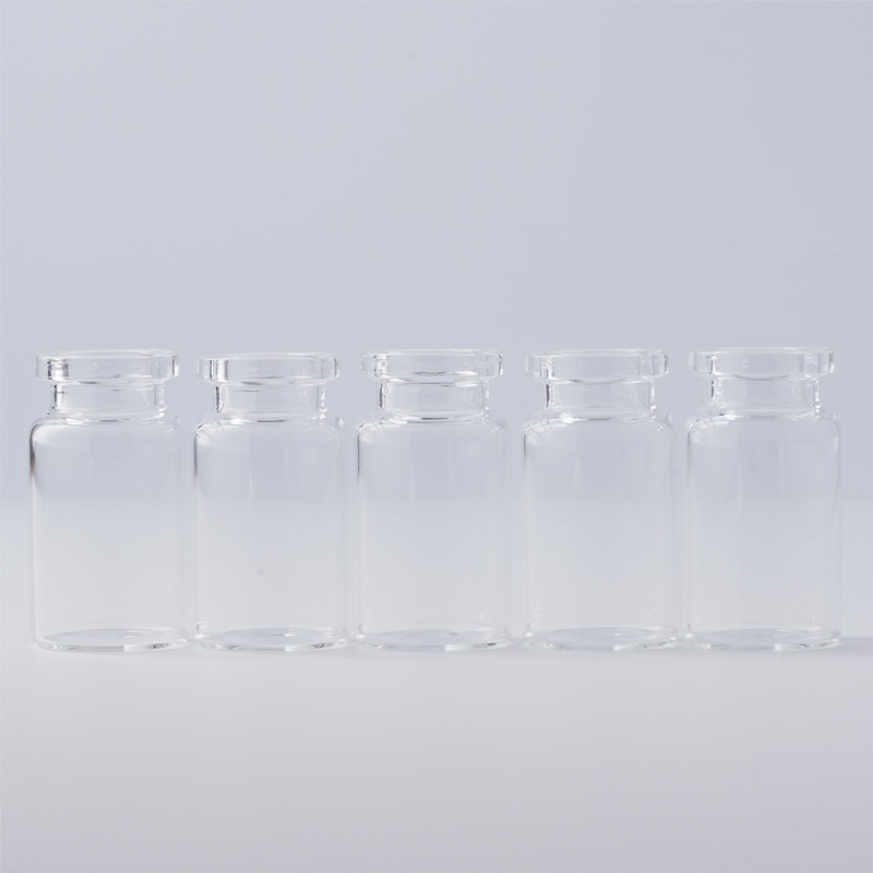 20ml clear low borosilicate glass cosmetic vials