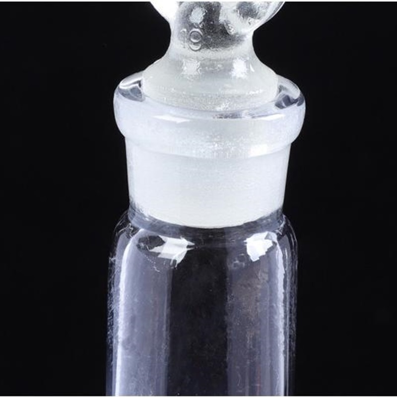 1000 ml clear laboratory glass flat-bottomed volumetric flask with frosted spout