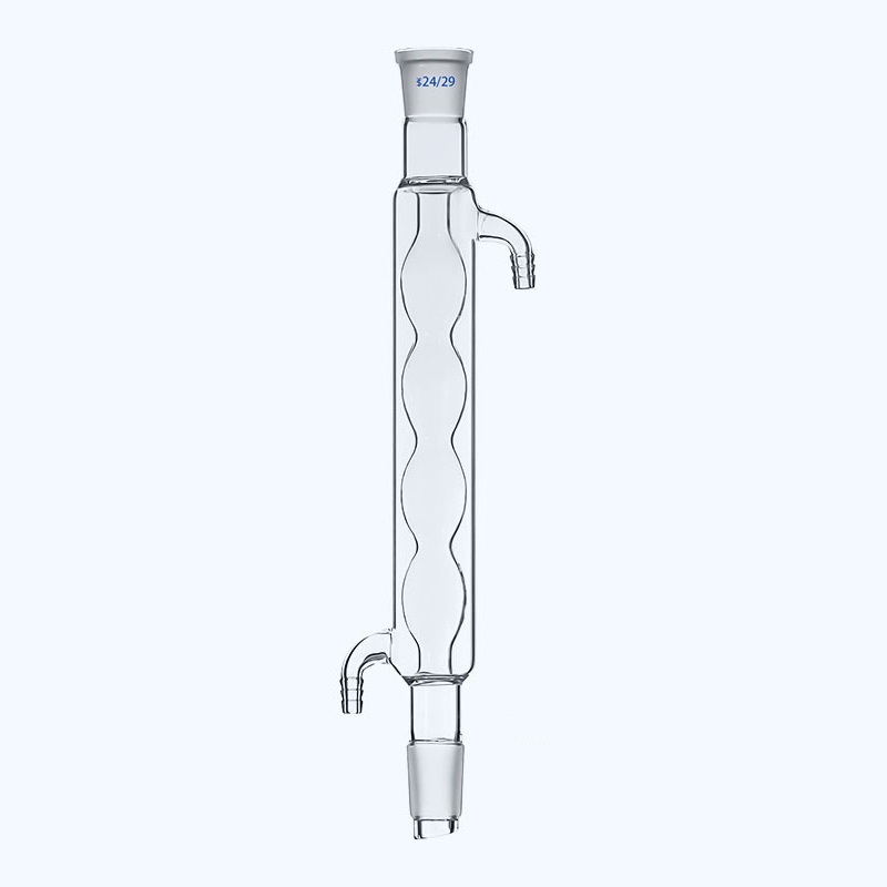 400mm clear High borosilicate glass laboratory standard mouth spherical condenser